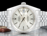 Rolex Datejust 36 Argento Jubilee 16234 Silver Lining